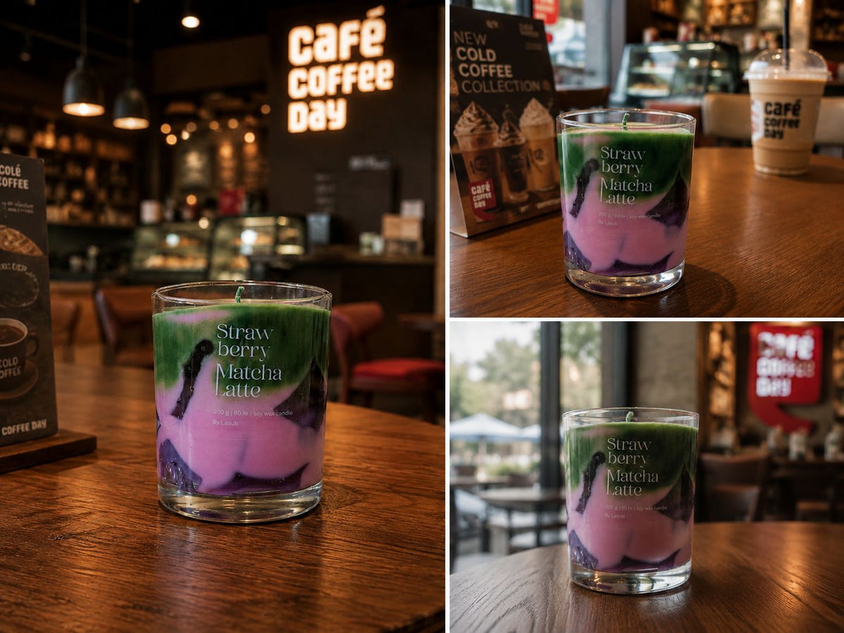 STRAWBERRY MATCHA LATTE
